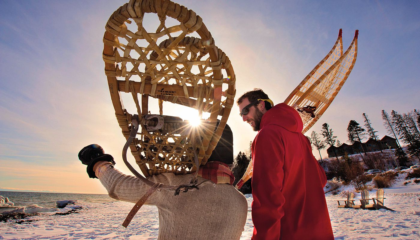 Snowshoe-Layne Kennedy_UL VCC-1400×800 Grand Marais & North Shore Snowshoeing| Grand Marais Local Guide